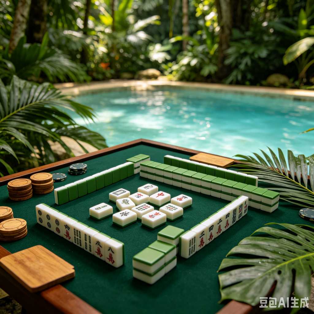 logo engrave mahjong tiles